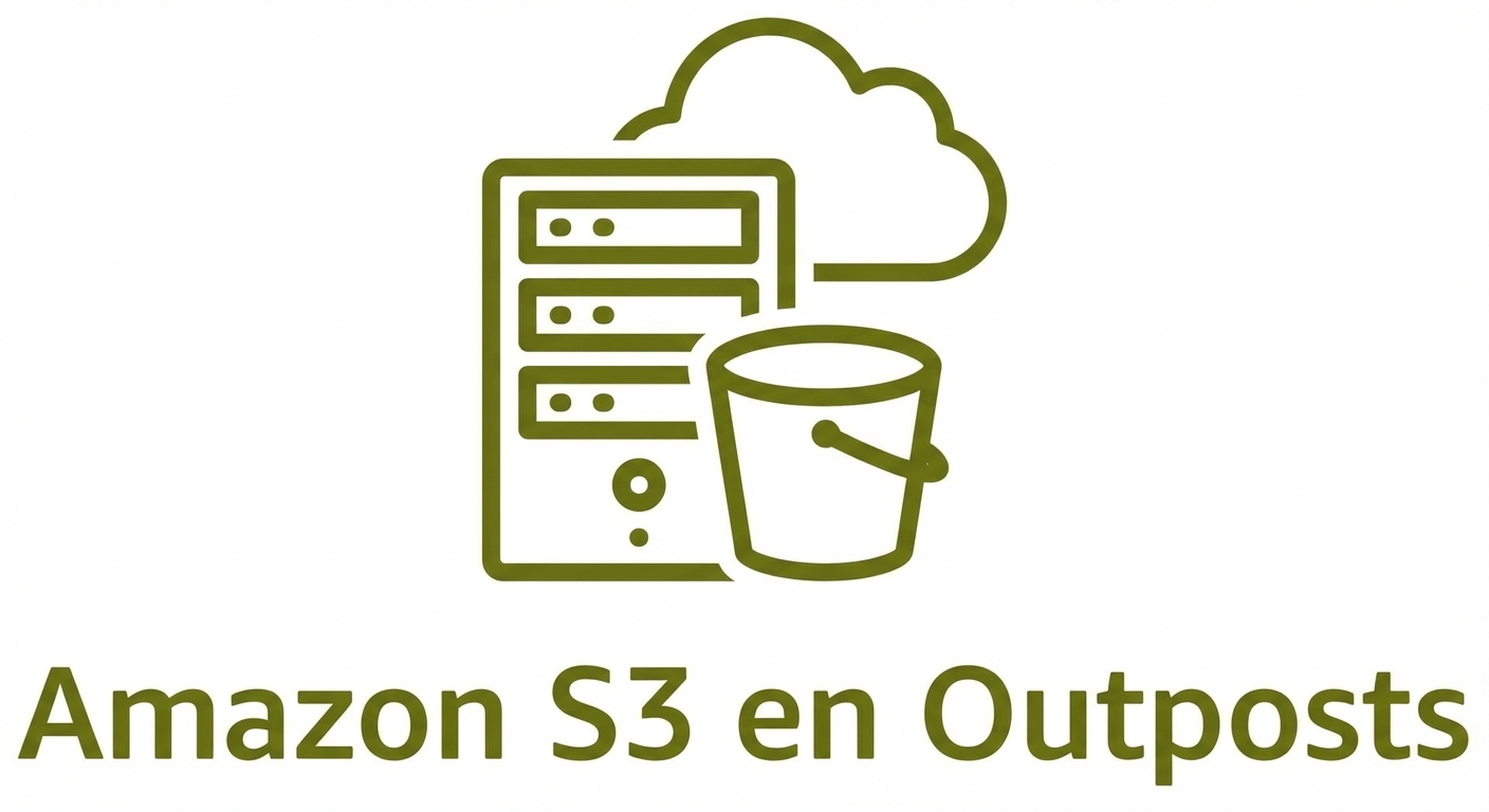 Un icono que muestra la clase S3 Outposts.