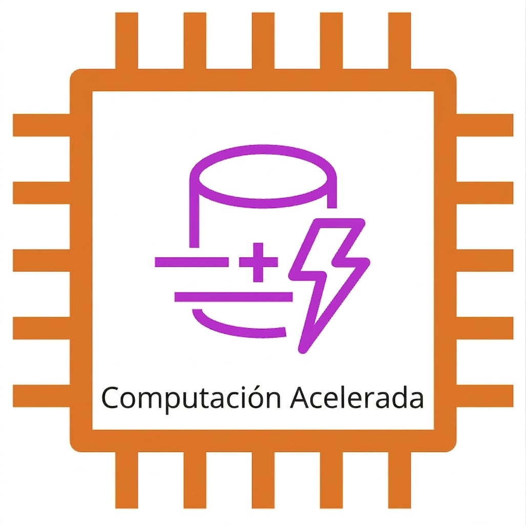 Icono de instancia EC2 que muestra una instancia de cómputo acelerado.