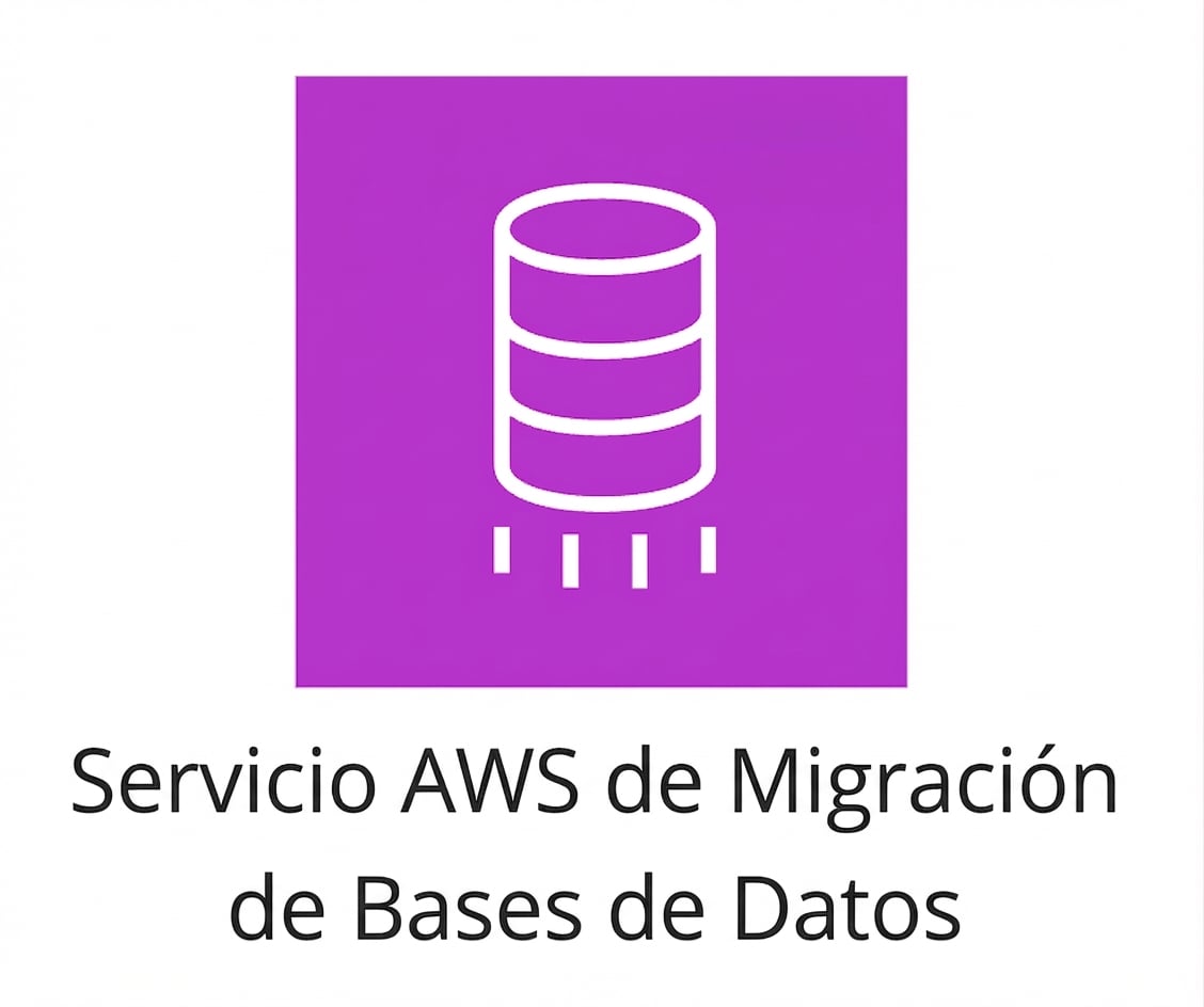 Un icono que muestra AWS Database Migration Service.