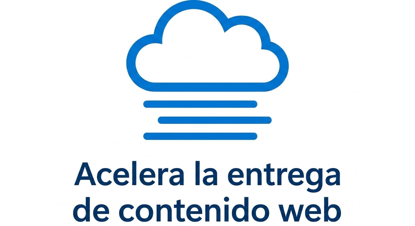 Un icono que muestra movimiento acelerado de contenido web.