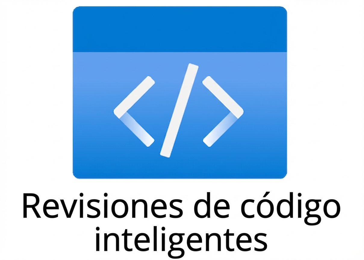 Un icono que muestra revisiones de código inteligentes.