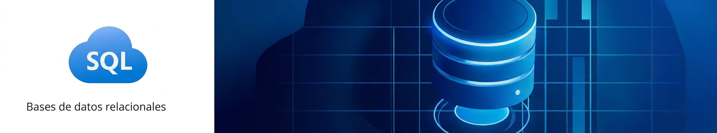 Un icono que muestra bases de datos relacionales.