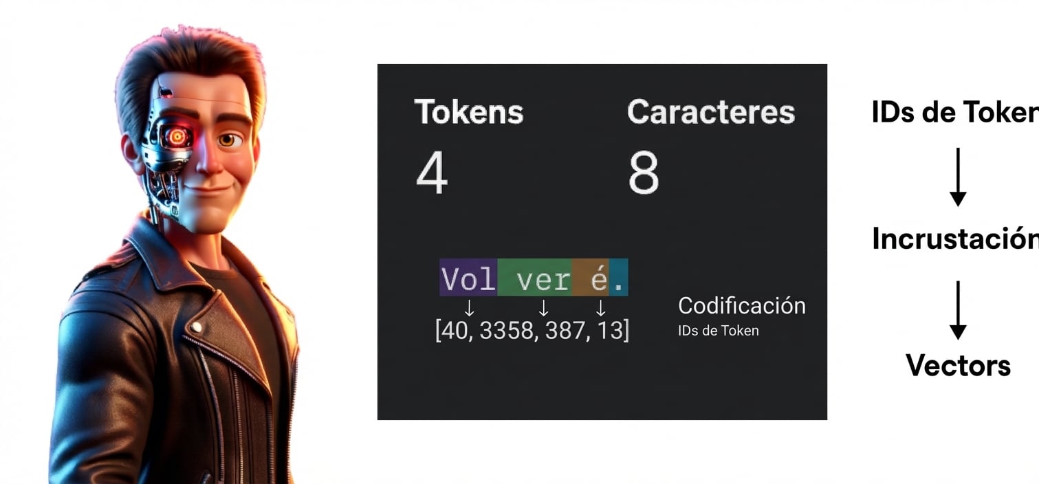 Ilustración de un hombre con el parecido del personaje de la película Terminator