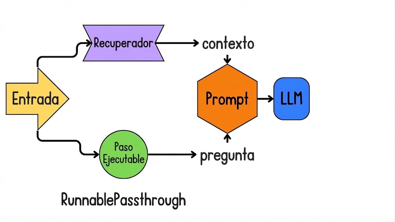 El prompt se integra en el LLM (modelo) para generar una salida.