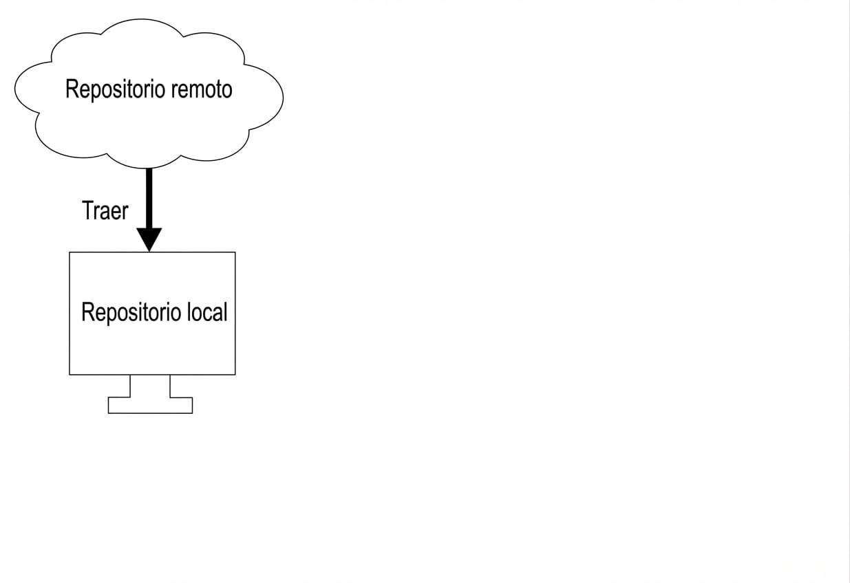 hacer pull desde remoto al repo local