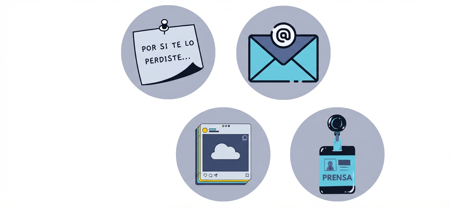 Burbuja con notas de la reunión