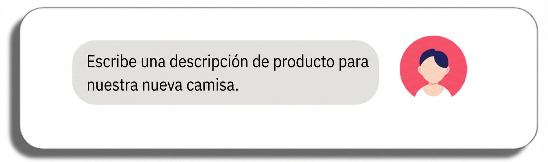 Escribe una descripción del producto para nuestra nueva camiseta.