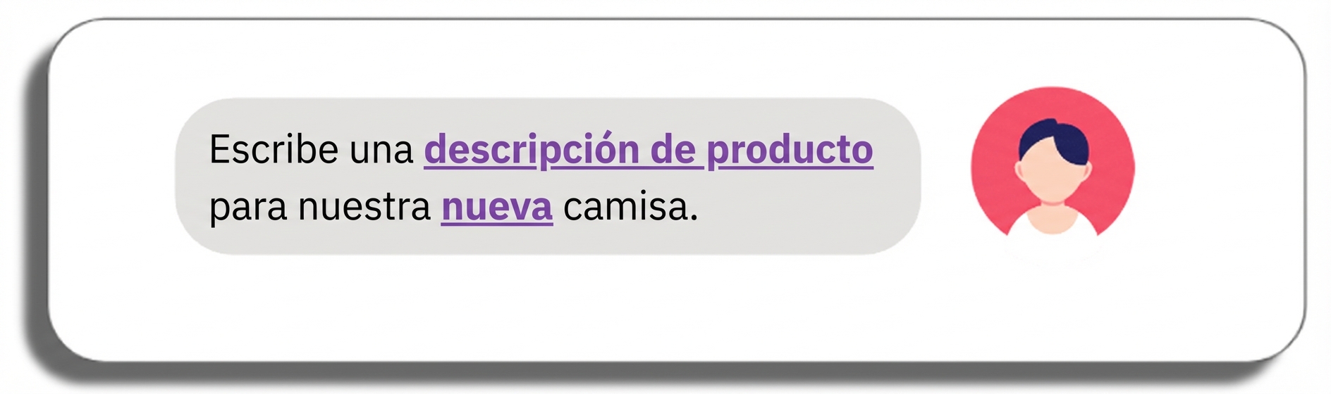 Escribe una descripción del producto para nuestros nuevos pantalones cortos con las palabras «descripción del producto» y «nuevos» resaltadas.