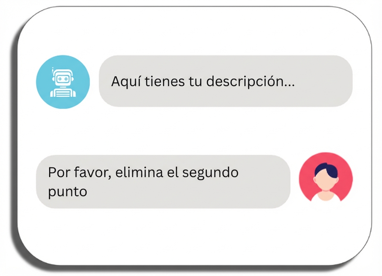 Pedir a la herramienta que repita el proceso con más ediciones