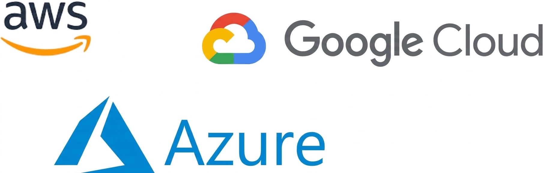 Logos de proveedores de nube habituales