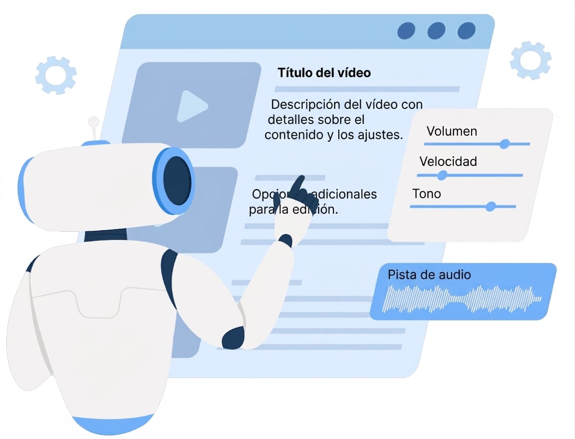 Asistente de IA realizando un análisis de tendencias