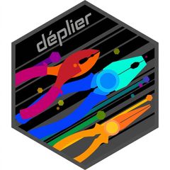 Le logo de dplyr.
