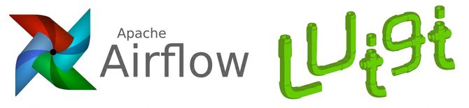 Logos d'Airflow et Luigi
