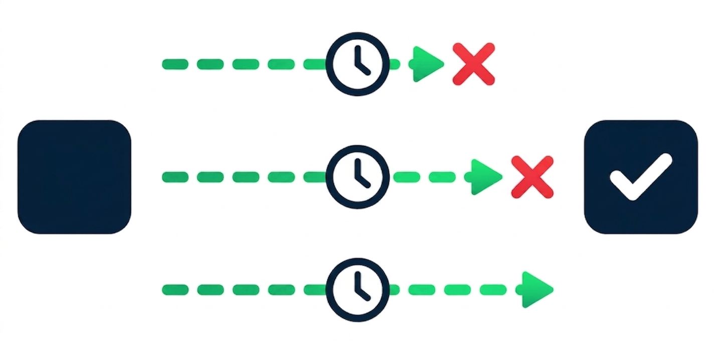 Illustration d'un capteur Airflow qui attend qu'une condition devienne vraie
