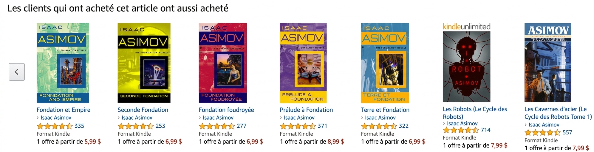 recommandation Amazon