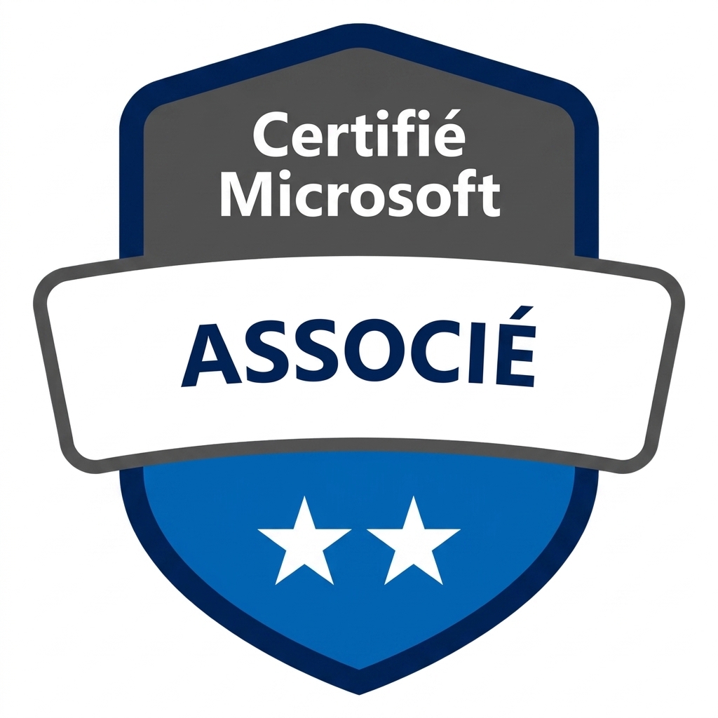 Certificat remis après la réussite de l'examen PL-300 Microsoft Power BI Data Analyst