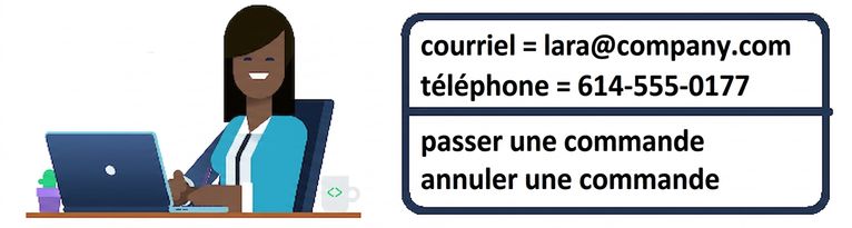 silhouette d’une personne avec un portable représentant un client