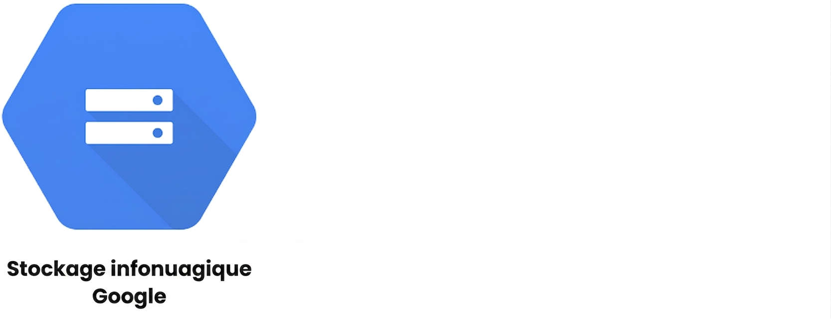 Logo de Google Cloud Storage
