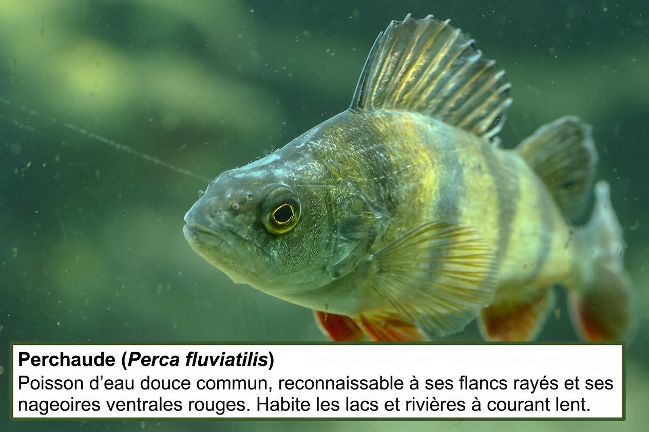 Perche européenne, _Perca fluviatilis_