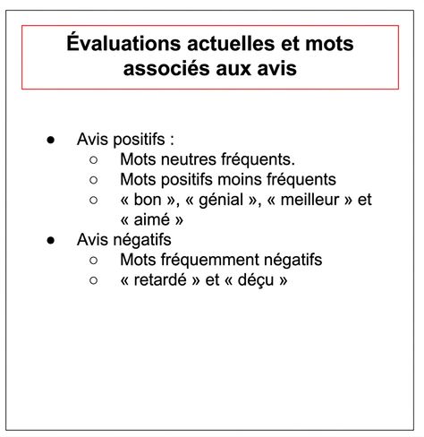 diapositive avec moins de texte