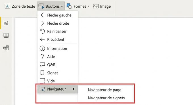 L'option Navigateur