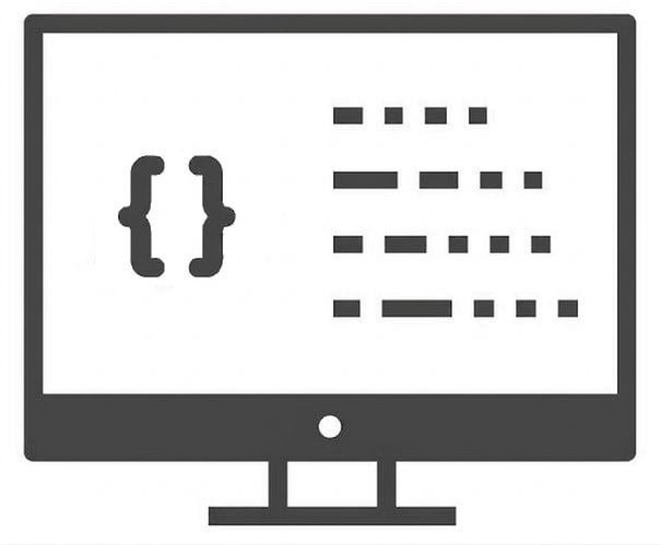 Schéma illustrant le code d'un algorithme.