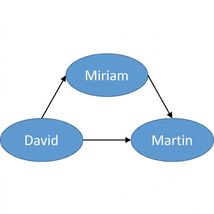 Image d'un graphe orienté.