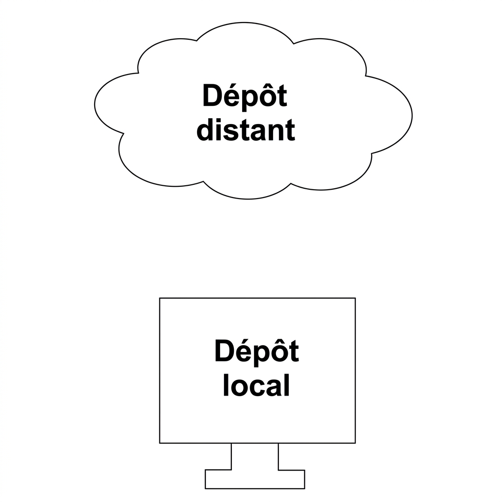 dépôt distant dans le nuage