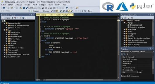 Image des logos R, Azure et Python