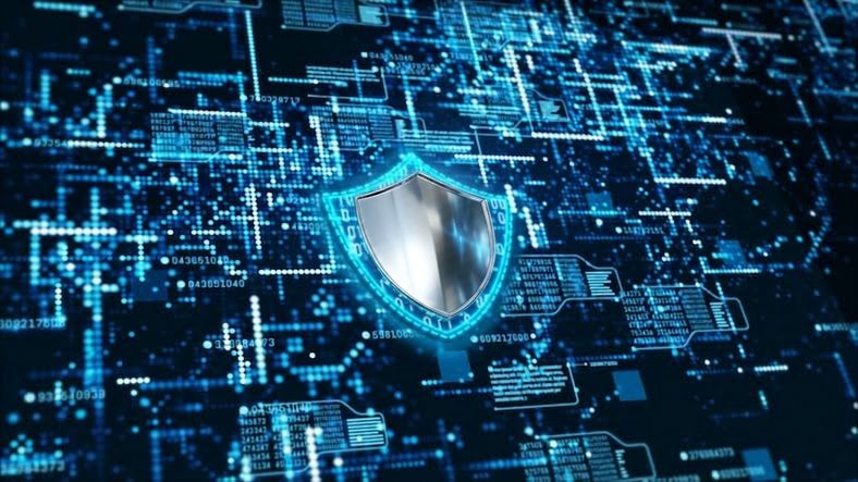 Technologie numérique sécurisée représentant un plan directeur de données