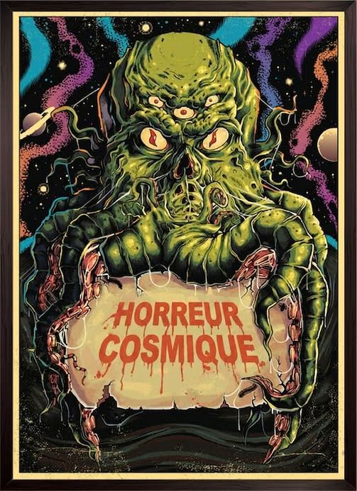 Affiche d'horreur cosmique