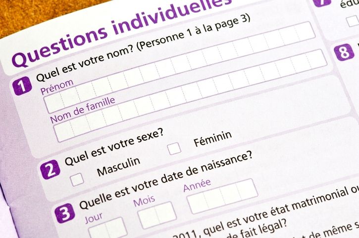 Sondage demandant des renseignements personnels