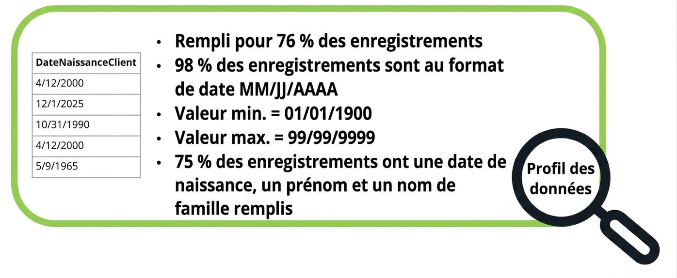 exemples de profil de données