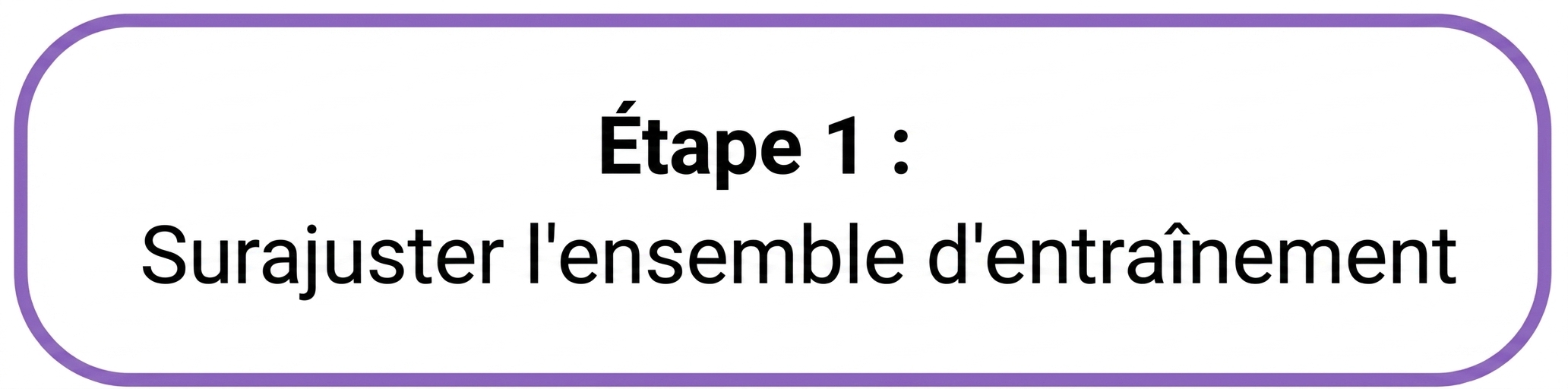Étape 1