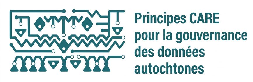 Logo des principes CARE pour la gouvernance des données autochtones.