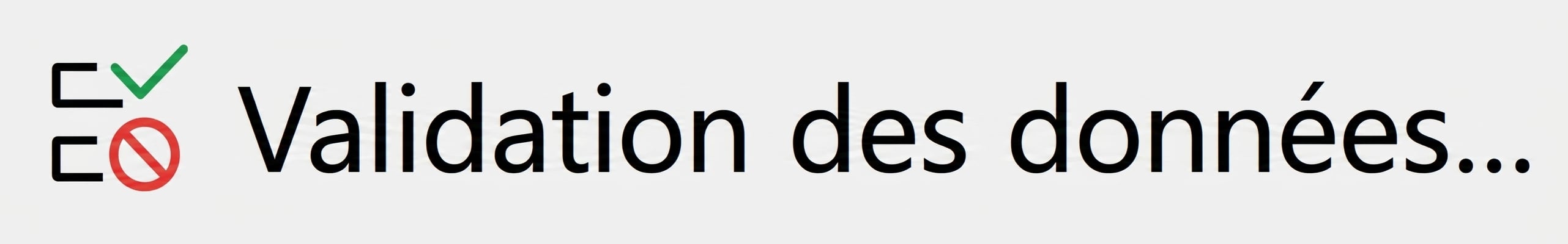 Capture du bouton Validation des données dans Excel