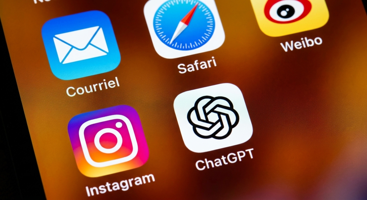 Une image du logo de ChatGPT.