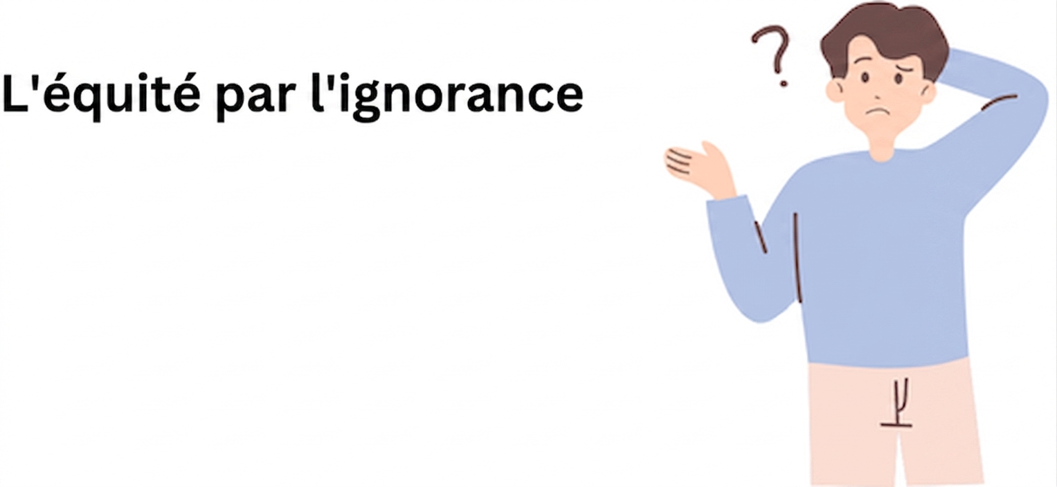 Personne tentant de comprendre « fairness through unawareness ».