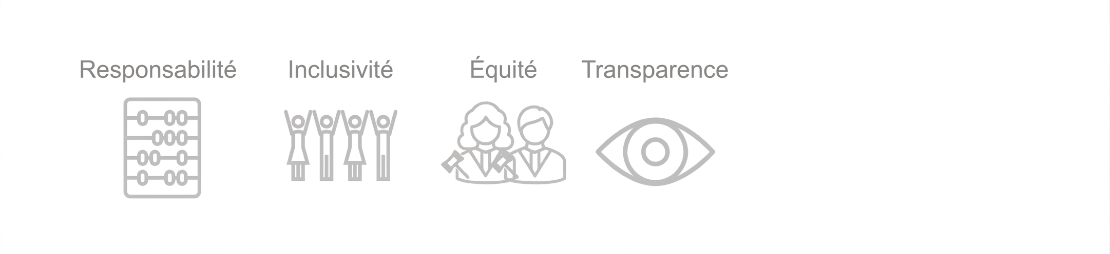 Un œil avec le mot « Transparence ».