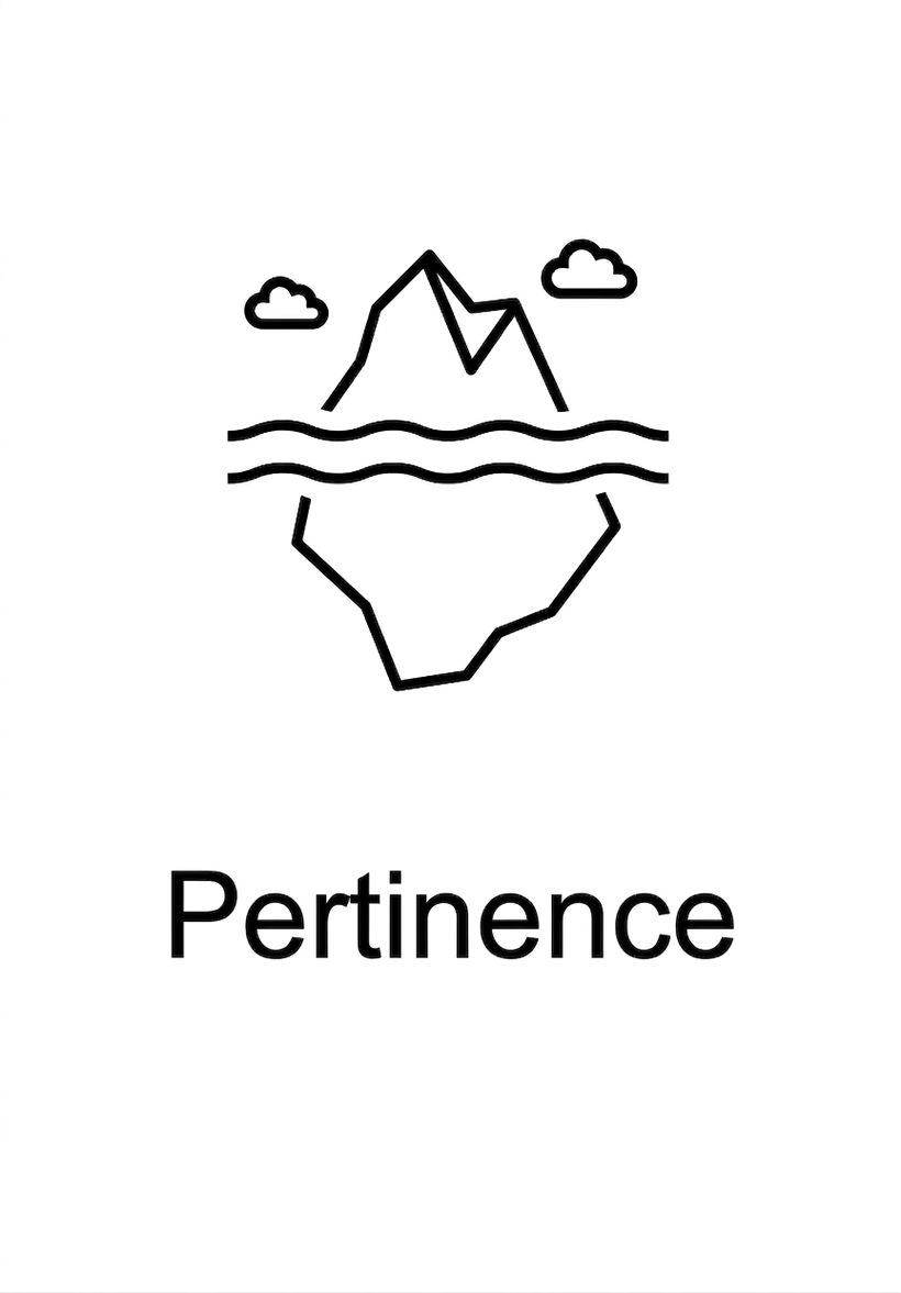 Pertinence.