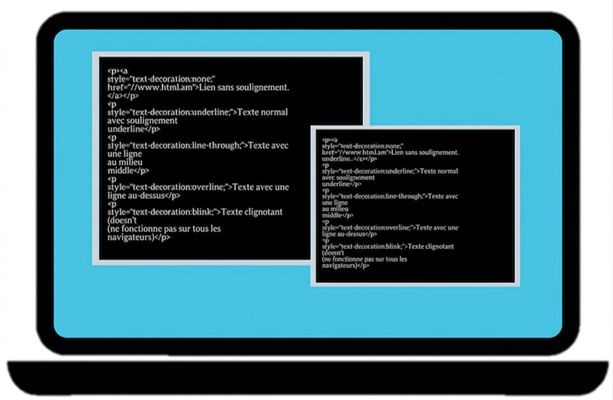 Image montrant du code complexe sur un écran.