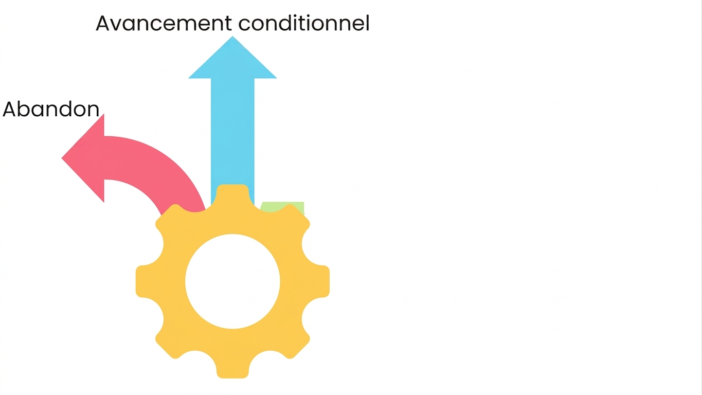 Avancement conditionnel