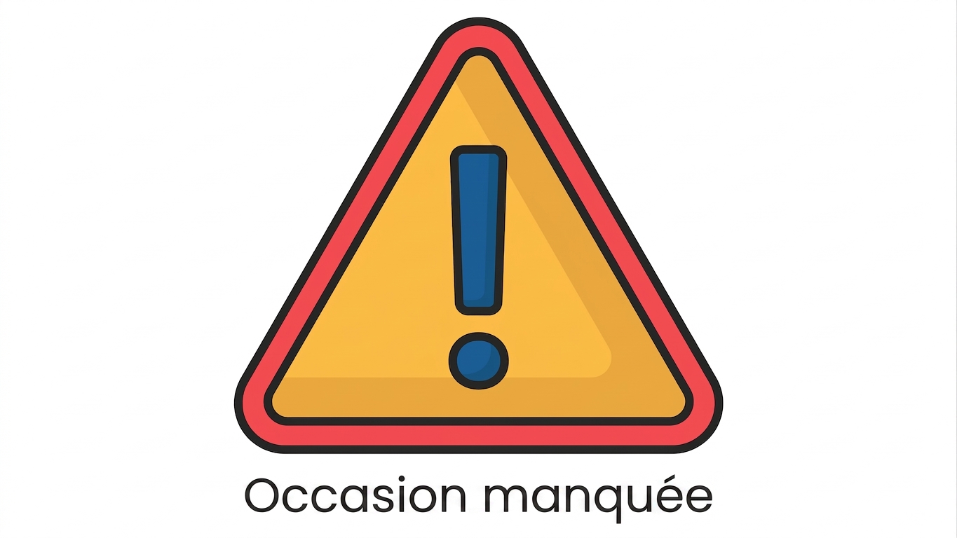 Occasion perdue