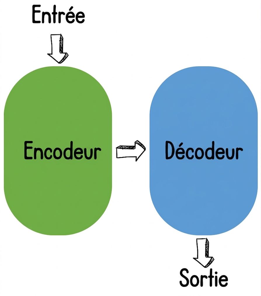 Illustration : encodeur-décodeur