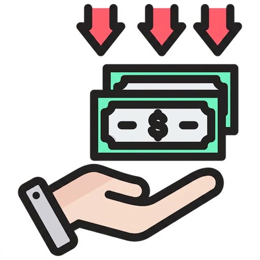 Icône représentant la génération de revenus