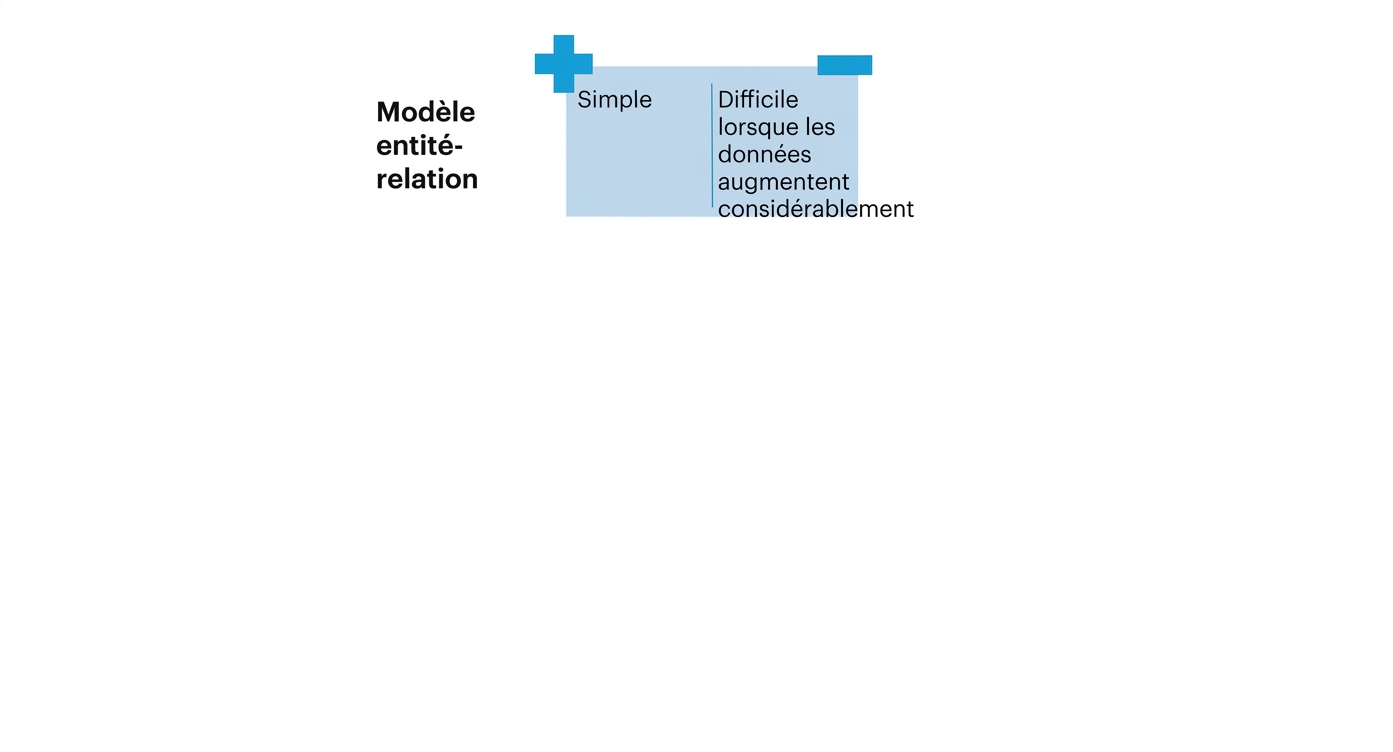 Avantages et inconvénients du modèle ER
