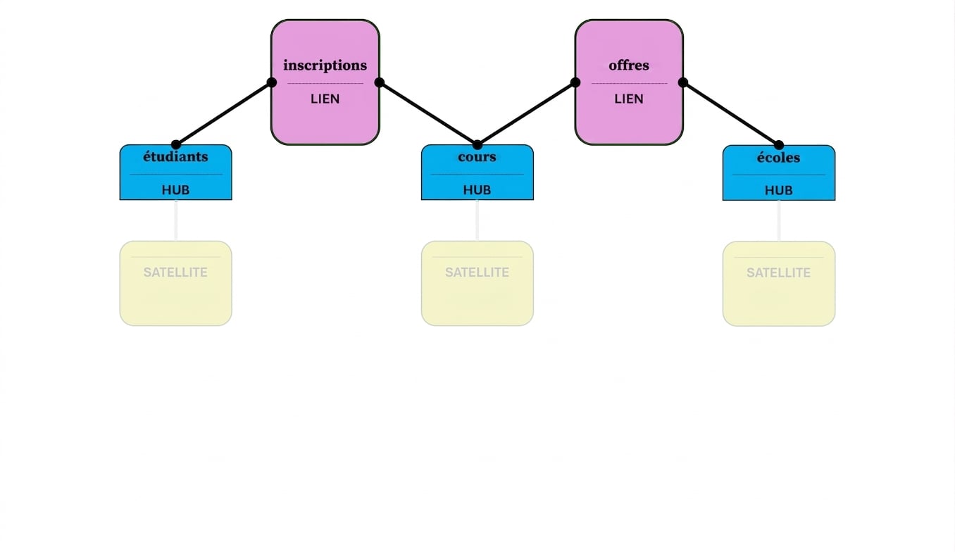 Modèle Data Vault : liens
