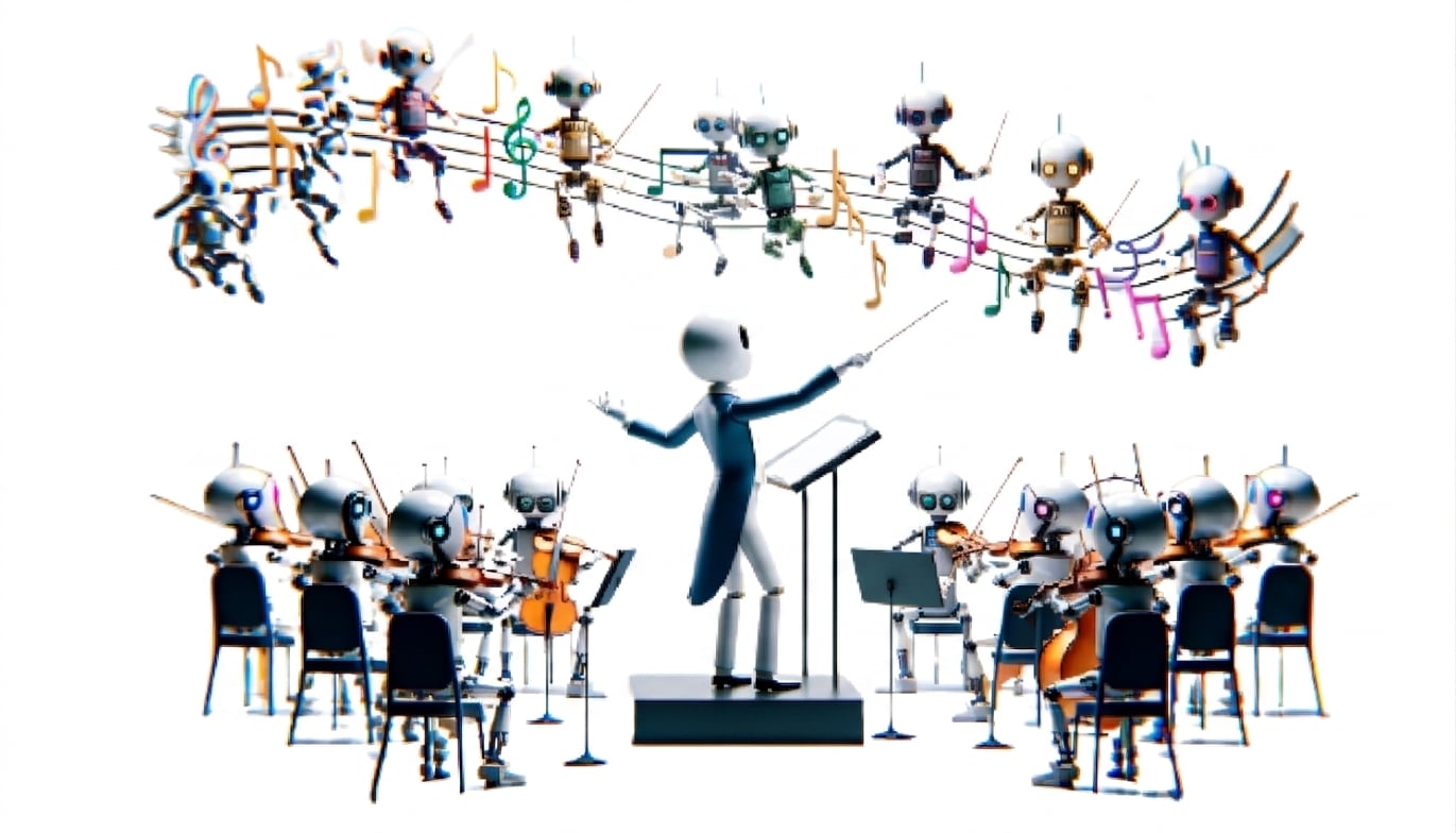 Illustration d'un orchestre