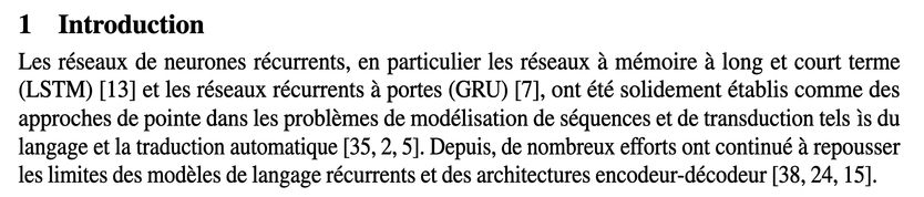 Premier paragraphe de l'introduction de l'article Attention is All You Need.