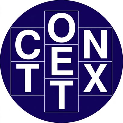 Le mot « context » découpé en lettres individuelles.